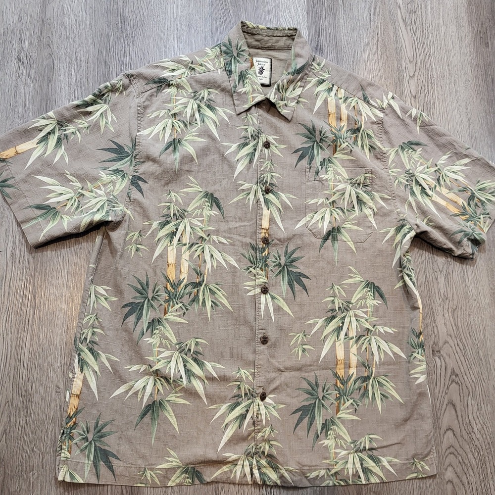Vintage Jamaica Jaxx Authentic Island Style Button Shirt Sze M